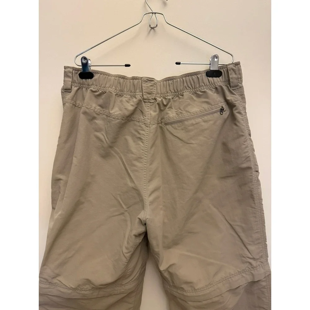 The North Face Mens Convertible Cargo Hiking Pants Khaki Tan XL Regular